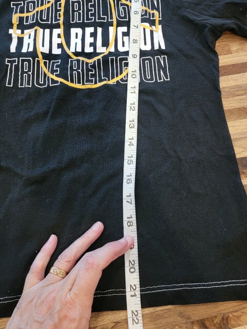 True Religion Jeans Graphic Logo T Shirt Youth/Unisex - Picture 3 of 7